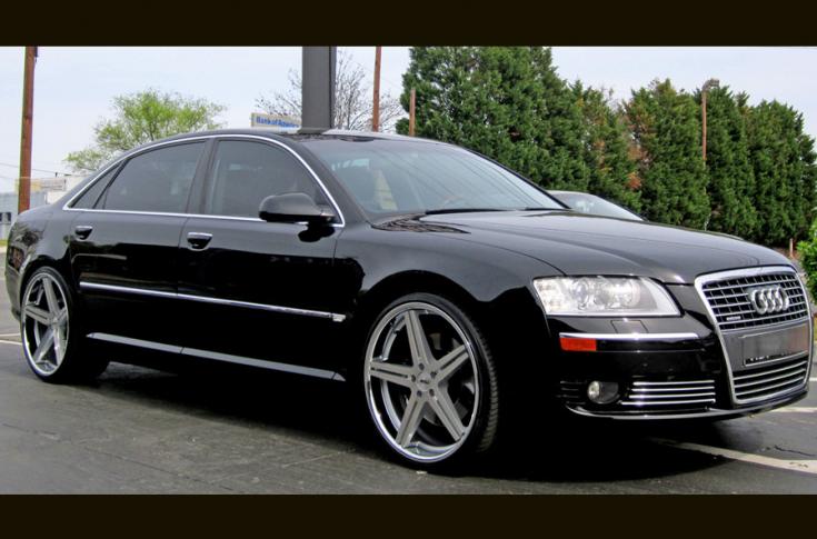 AUDI A8 MIRABEAU RF SILVER MACHINED FACE